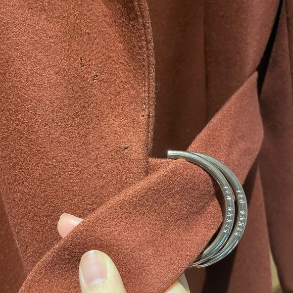 Ted Baker Dezpina Long Belted Wrap Over Coat - Picture 3 of 7